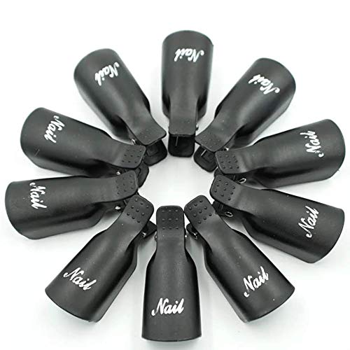 Pinzas para Retiro Gelish Polish o Acrilico Reusables 10 piezas