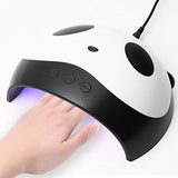 Dewin UV Nail Lamp - Panda UV LED Lámpara para uñas, 24W Secador de uñas Las lámparas de manicura, USB LED Nail Secadora