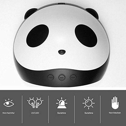 Dewin UV Nail Lamp - Panda UV LED Lámpara para uñas, 24W Secador de uñas Las lámparas de manicura, USB LED Nail Secadora