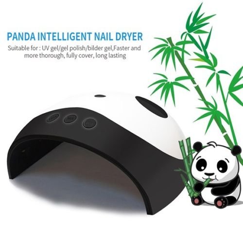 Dewin UV Nail Lamp - Panda UV LED Lámpara para uñas, 24W Secador de uñas Las lámparas de manicura, USB LED Nail Secadora