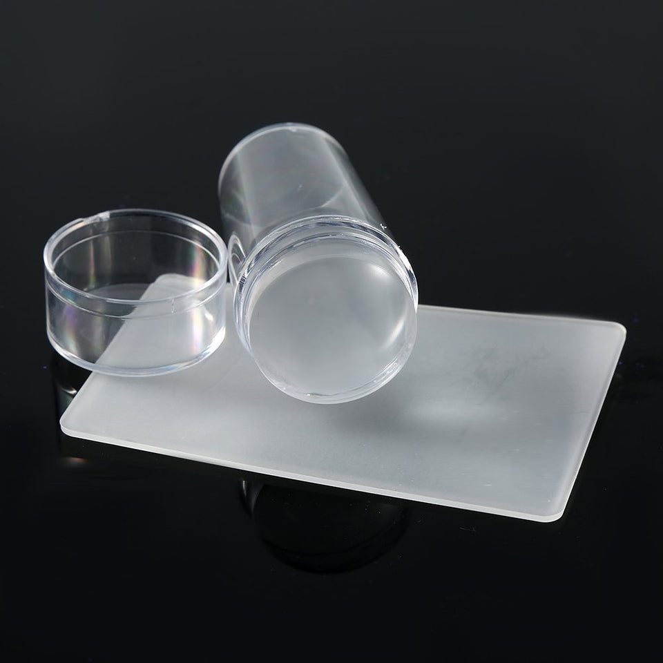 Nail Stamp Plate Nail Art Image Placas De Estampación Steel Stamper Scraper Set Nail Art Tools