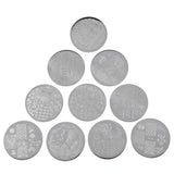 Nail Stamp Plate Nail Art Image Placas De Estampación Steel Stamper Scraper Set Nail Art Tools