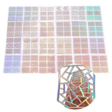 24 pcs DIY Calcomanías de Arte Uñas, Manicura calcomanía decoración herramienta con diseño de hojas de vinilo y la plantilla, Plantillas pegatinas equipos para decoraciones dibujo