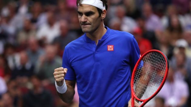Uniqlo Blue Tennis Polo - Roger Federer